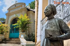 Bức tượng cổ và lăng mộ đặc biệt của “tổ nghề báo Việt Nam” 