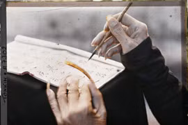 Ảnh màu chân dung hiếm có năm 1915 ở Hà Nội 