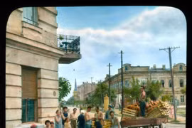 Một thành phố của Ukraine thập niên 1930 cực sinh động