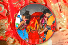 Độc lạ phong tục cô dâu khóc thảm thiết trong đám cưới của mình