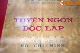 Kỷ vật vô giá về những ngày đầu đất nước độc lập