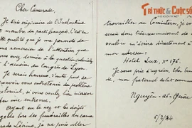 Bút tích vô giá của Chủ tịch Hồ Chí Minh