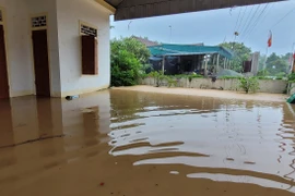 Mưa kéo dài, Hà Tĩnh ngập sâu, người dân vất vả chạy lũ 