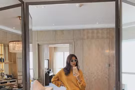 Tăng Thanh Hà diện đi diện lại đôi giày chân ái chỉ vài trăm nghìn 