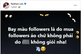 Nathan Lee mỉa mai ai đó tụt followers, Ngọc Trinh bị chỉ điểm 