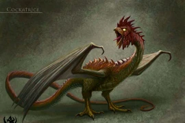 Quái vật đầu gà mình rồng kinh dị nhất truyền thuyết châu Âu