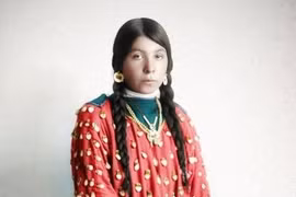 Ảnh màu cực đẹp: Chân dung người da đỏ một thế kỷ trước