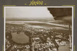 Ảnh để đời về hồ Gươm một thế kỷ trước nhìn từ máy bay