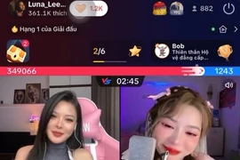 Hot girl Luna Lee bén duyên Tik Tok, live ngàn người mê