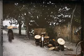 Ảnh màu cực quý về đời sống vùng nông thôn Hà Nội 1914-1915