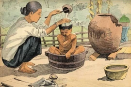 Tranh vẽ thú vị về đời sống ở Nam Bộ năm 1935 (1)