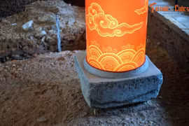 Tận mục dấu tích quý giá của điện Kính Thiên vừa phát lộ