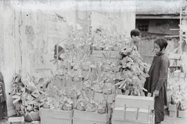 Ảnh gây thương nhớ về ngày Tết chợ Đồng Xuân thập niên 1920 