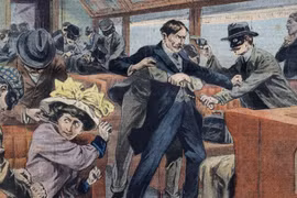 Ly kỳ vụ cướp tàu hỏa đang chạy đầu tiên trong lịch sử Mỹ