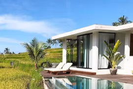 Xây nhà cấp bốn trước cánh đồng lúa, không gian xanh mát "mướt mắt"