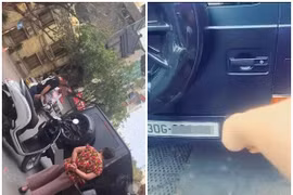 Video: Tông móp đuôi G63, tài xế xe máy định "chuồn" nhưng thất bại 