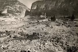 Kinh hãi dòng nước khổng lồ giết 2.000 người Italia năm 1963