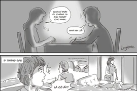 Nhìn cái bụng nhô cao của vợ cũ, tôi đau khổ van xin tái hợp 