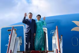 Lễ đón chính thức Tổng Bí thư Tô Lâm và Phu nhân tại Nga