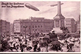 Kinh hoàng vụ khí cầu Đức dội bom London năm 1915