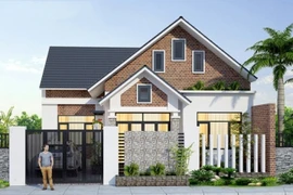 Loạt mẫu nhà cấp 4 gác lửng mái thái đang được ưa chuộng