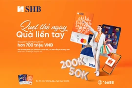 Hàng ngàn phần quà hấp dẫn dành tặng chủ thẻ ghi nợ quốc tế 