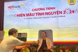 150 CBNV HDBank tham gia chương trình “Hiến máu tình nguyện 2024”