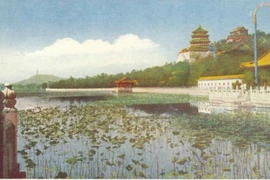 Di Hòa Viên đầu thế kỷ 20 rực rỡ trên bưu thiếp