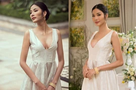 Á hậu Hoàng Thuỳ cho người lạ sờ ngực nếu nghi ngờ cô nâng cấp vòng 1