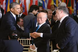 Lãnh đạo thế giới trong tiệc trưa của Liên Hợp Quốc