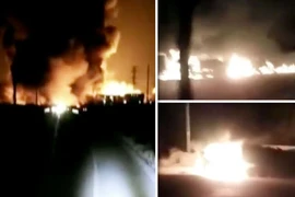 Hiện trường nổ gần nhà máy hóa chất Trung Quốc, hàng chục người chết