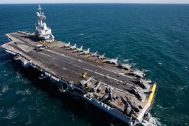 Tàu sân bay Pháp quay lại Trung Đông đánh IS cuối tháng 9/2016