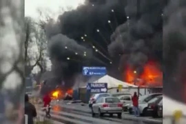 Nổ kho pháo hoa ở biên giới Ba Lan-Đức, 8 người bị thương