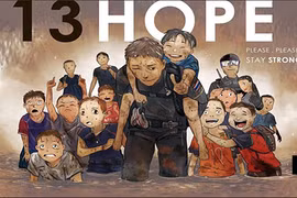 Dân mạng Thái vẽ tranh cầu mong phép màu cho đội bóng mất tích