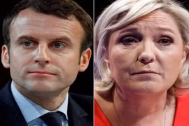 Bầu cử Tổng thống Pháp: Emmanuel Macron và Le Pen vào vòng 2