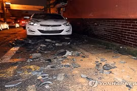 Hiện trường động đất mạnh 5,8 độ Richter rung chuyển Hàn Quốc