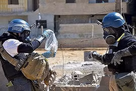 Nga: Tổ chức Cấm vũ khí hóa học đã tới Douma thanh sát