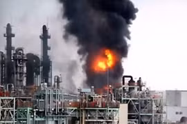 Kinh hoàng nổ nhà máy ở Hàn Quốc, nhiều người thương vong