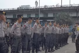 Hiện trường đánh bom ở Indonesia qua ảnh PV Việt Nam