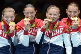 Vẻ yêu kiều của các nữ VĐV Nga tại Olympic Rio 2016