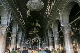 Ảnh: Nhà thờ lớn nhất Trung Đông vừa được giải phóng khỏi IS