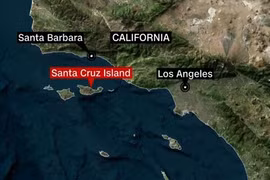 Cháy tàu kinh hoàng ngoài khơi Mỹ, hàng chục người chết