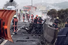 Rơi trực thăng ở Thổ Nhĩ Kỳ, 4 người Nga thiệt mạng