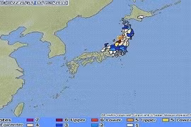 Cảnh báo sóng thần sau động đất mạnh ở Nhật Bản