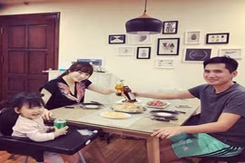 Cuộc sống hạnh phúc ít biết bên vợ đẹp, con xinh của BTV Quốc Khánh