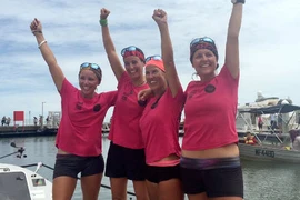 Ngắm bốn “bông hồng thép” chèo thuyền vượt Thái Bình Dương