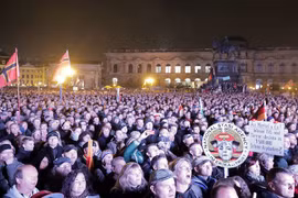 Biểu tình phản đối và ủng hộ người tị nạn ở Đức