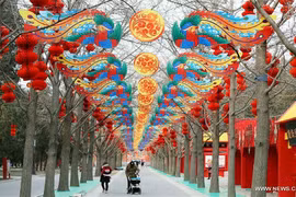 Không khí đón Tết Nguyên đán 2016 rộn ràng ở Trung Quốc