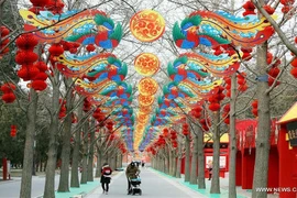 Không khí đón Tết Nguyên đán 2016 rộn ràng ở Trung Quốc