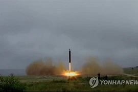 Triều Tiên vừa phóng thử tên lửa đạn đạo